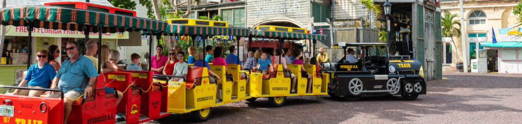 attraction in key west, the conch tour train